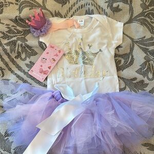 1/2 birthday outfit 3-6months